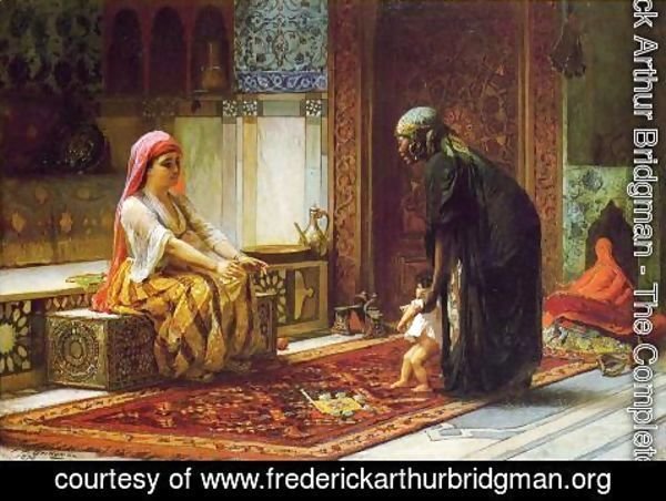 Frederick Arthur Bridgman - Mother And Child