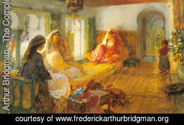 Frederick Arthur Bridgman - In The Seraglio