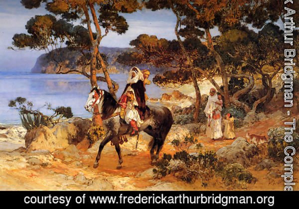 Frederick Arthur Bridgman - A Coastal Trail