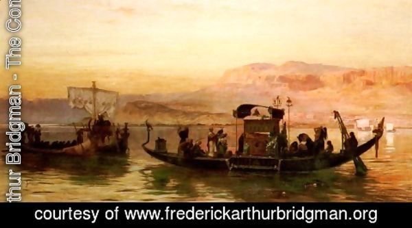 Frederick Arthur Bridgman - Cleopatra's Barge
