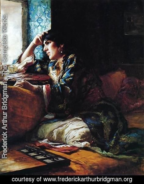 Frederick Arthur Bridgman - Aicha, a Woman of Morocco