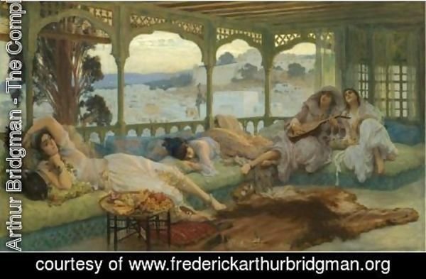 Frederick Arthur Bridgman - Le Silence Du Soir Alger