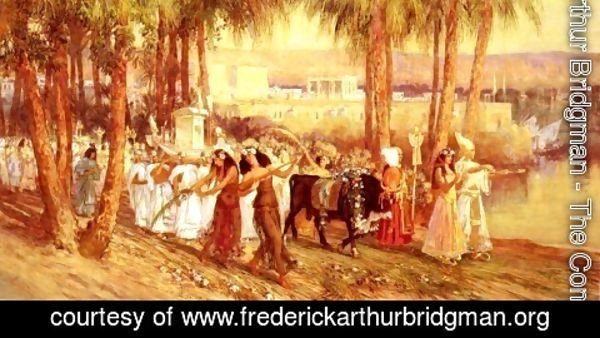 Frederick Arthur Bridgman - An Egyptian Procession