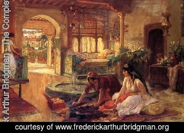 Frederick Arthur Bridgman - Orientalist Interior