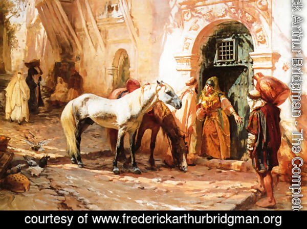 Frederick Arthur Bridgman - Scene In Morocco