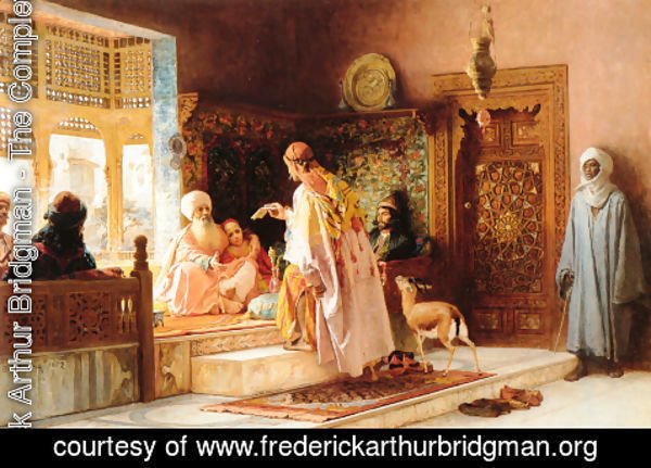 Frederick Arthur Bridgman - The Messenger